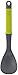 Joseph Joseph 10114 Elevate Solid Spoon Nylon with Integrated Tool Rest Cooking Utensil Kitchen Tool Silicone Handle Dishwasher Safe, Green