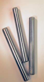 Serval Products 3/8 X 4-inch Steel Dowel Pin Hardened Made in USA (4-Pack)