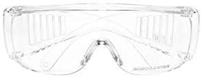 Safety Goggle Glasses Protective Eye Wear, Lightweight Anti-Dust Glasses, Clear Lens, Perfect for Construction, Shooting, Lab Work, Eyes Protection and More