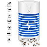 Desuccus Electric Bug Zapper with UV Light Trap/Electronic Mosquito Killer/Indoor Plug-in Pests Killer/Nontoxic,Odorless & Noiseless Fly Eliminator/Powerful & Efficient Light Bulbs Bug Zapper