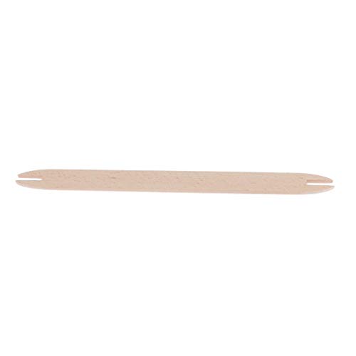 perfektchoice Solid Beech Wooden Shuttles Knitting/Weaving Tool Loom Machine Accessory for DIY Crafts Kids Handicrafts Supplies - Wood, 30x2.3cm