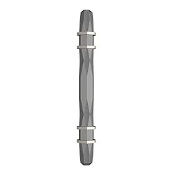 Amerock | Cabinet Pull | Black Chrome/Satin Nickel