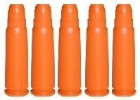 Pack Of 5 Inert .44 Mag Magnum / .45 LC Colt Pistol Safety Trainer Cartridge Dummy Ammunition Ammo Shell Rounds