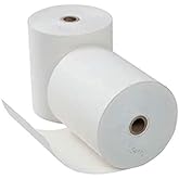 EcoChit 3" x 150' 1ply Kitchen Printer Bond Paper Receipt Rolls, POS/Cash Register, Plants Two Trees, White, Case of 50