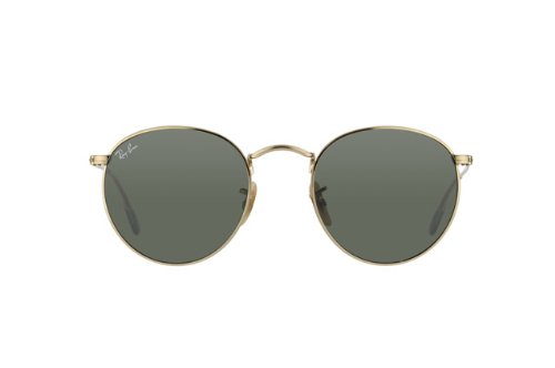 Ray-Ban ROUND METAL - ARISTA Frame CRYSTAL GREEN Lenses 47mm Non-Polarized