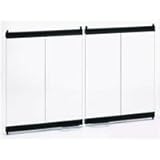 Comfort Flame BDB36B Wood Burning Aluminum Bi-Fold Door, 36-Inch, Brushed Brass