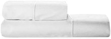 Audley Home 800 Thread Count 100% Egyptian Cotton Extra Long Staple Bed Sheet Set 2 Piece Soft Breathable Hypoallergenic (White, Standard)