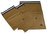 Bubblefast! Brand 9'' x 12'' Unlined Biodegradable Self-Seal Poly Mailing Bags, Pack of 100