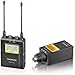 Saramonic UWMIC9 UHF Wireless XLR Microphone System with XLR Plug-in Transmitter, & Receiver Unit with Camera Mount & XLR/3.5mm Outputs