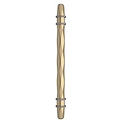 Amerock | Cabinet Pull | Golden Champagne/Black