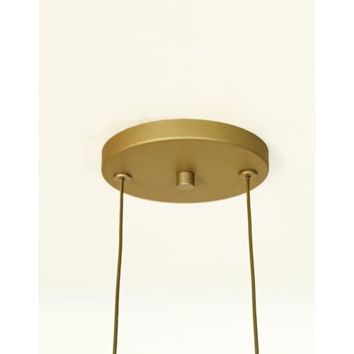 Lustre Pendente Jabuticaba 5 Globos Quadrado Soquete G9 12cm (Dourado Leitoso)