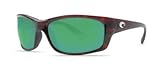 Costa Del Mar JO10GMGLP Fisch Sunglasses, Tortoise, Green Mirror 400G Lens