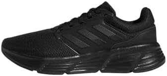 adidas Mens Galaxy Running MNS Shoes, Color: Black/Black/Black
