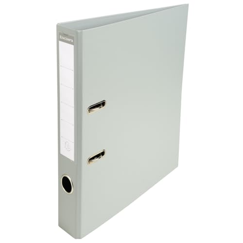 Exacompta 10 lever arch files PremTouch grey spine 50 mm A4