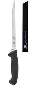 Mercer Culinary Millennia 12-Inch Chef's  (8-Inch Narrow Fillet  & Blade Guard, Black)