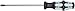 Wera 05032005001 Kraftform Stainless 3334 Stainless Steel Slotted Screwdriver, Lasertip, 6.5mm Head, 6