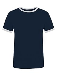 SOFIA'S CHOICE Women's Crew Neck Ringer Tee