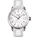 Tissot Womens PRC 200 White Leather Strap Sporty Watch