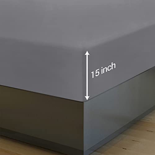 Utopia Bedding King Fitted Sheets Bulk Pack of 6 Bottom Sheets Soft