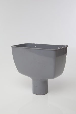 POLYPIPE RR130 Grey Standard Hopper Head for 68mm downpipe System