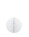 White Solid Honeycomb Ball - 8