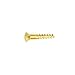 Renovator's Supply Brass Oval Head Wood Screws 6 3/4 inch Set of 25