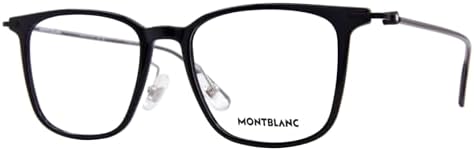 Amazon.com: Sunglasses Montblanc MB 0207 O- 001 Black/Transparent