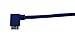 CERRXIAN 30cm USB 3.0 A 90 Degree Down Angle Male to Micro B Male 10pin 90 Degree Left Angle Short Cable(Blue,D-L)