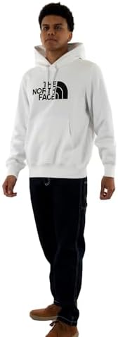 NF0A89EMLA9 M Drew Peak Pullover Hoodie Sweatshirt Herren TNF White/TNF Black Größe XL
