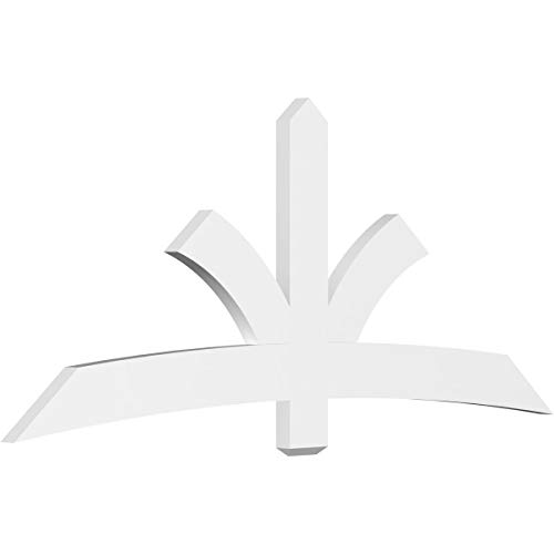 84"W x 35"H x 2"D x 6"F, 10/12 Pitch, Davenport Architectural Grade PVC Gable B…