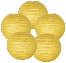 RB LED Round Paper Lamps - 12"