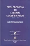 Prolegomena to Library Classification
