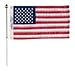 Taylor Made Products 916 Aluminum Boat 3/4-Inch Flag Pole With Charlevoix Clips (24-Inch)