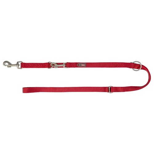 Trixie Premium Adjustable Dog Leash, X-Small/Small, Red