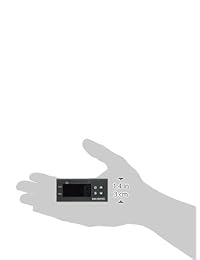 Inkbird ITC 2000 Regulador de temperatura digital, con 1 relé y 1 salida de alarma. Termostato con sensor, en grados Fahrenheit y Centígrados.