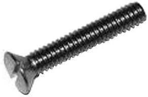 Peco Fasteners 632X3Fhpmszj Machine Screw, No 6-32 X 3 Inch L, Flat Head, Slotted Drive, Zinc Plated