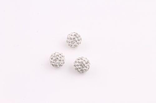10pcs Crystal 10MM beads FOR Pave Disco Balls Crystal color