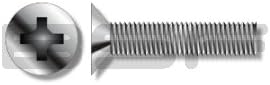8-32 x 3/4 MS24693-C Phillips Flat 100 Degree F/T Machine Screw 300 Series S/S DFAR