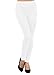 Yelete Premium Heavy Weight Fleece Lined Legging (White)
