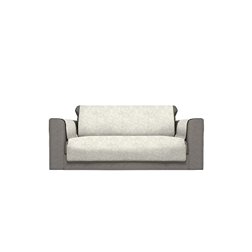 Italian Bed Linen Glamour Antislip Sofa Cover, Light Grey