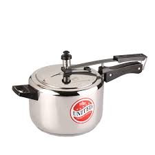 United Stainless Steel steeltuff Pressure Cooker 3 Liter