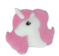 24pk Edible Lovely Little Unicorn Cupcake Dessert Sugar Decoration Icing Toppers