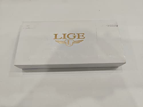 LIGE Men's Fashion Chronograph Stainless Steel Waterproof Analog Quartz Luminous Large Dial Sport Classic Watch
