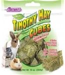 FM Browns Natural Timothy Hay Cubes 10oz
