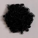 Curly Doll Hair .5oz-Black