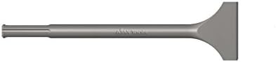 Ajax Tool Works 5812 Scaling Chisel, Electric Jack Hammer Chisel for Demolition and Concrete Breaker, SDS MAX, 12" 3"