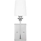 Generation Lighting 4001601-962 Bellevue Wall Sconce, 1-Light 60 Watts, Brushed Nickel