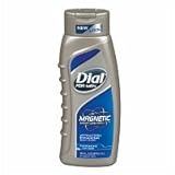 Dial for Men Magnetic, Attraction Enhancing-Phermone Infused Body Wash 16 fl oz (473 ml)