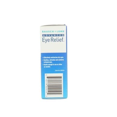 BAUSCH & LOMB ADVANCED EYE RELIEF DRY EYE LUBRICANT EYE DROPS 1OZ ( PACKS OF 3)