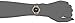 Anne Klein Women's Swarovski Crystal Accented Gold-Tone and Black Ceramic Bangle Watch
